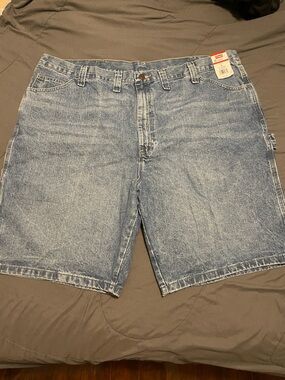 Wrangler Light Blue Denim Jean Shorts